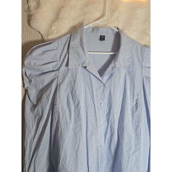 Cottagecore Office Chic Plus Blouse 4XL Puff Sleeves Coquettegirl Holiday Wear - Picture 2 of 7